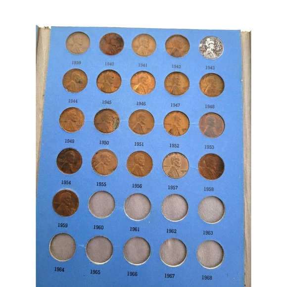 Coin Books - One a Year Cent Collection 1909 to Date & Lincoln Cent Collection S - Picture 4 of 9